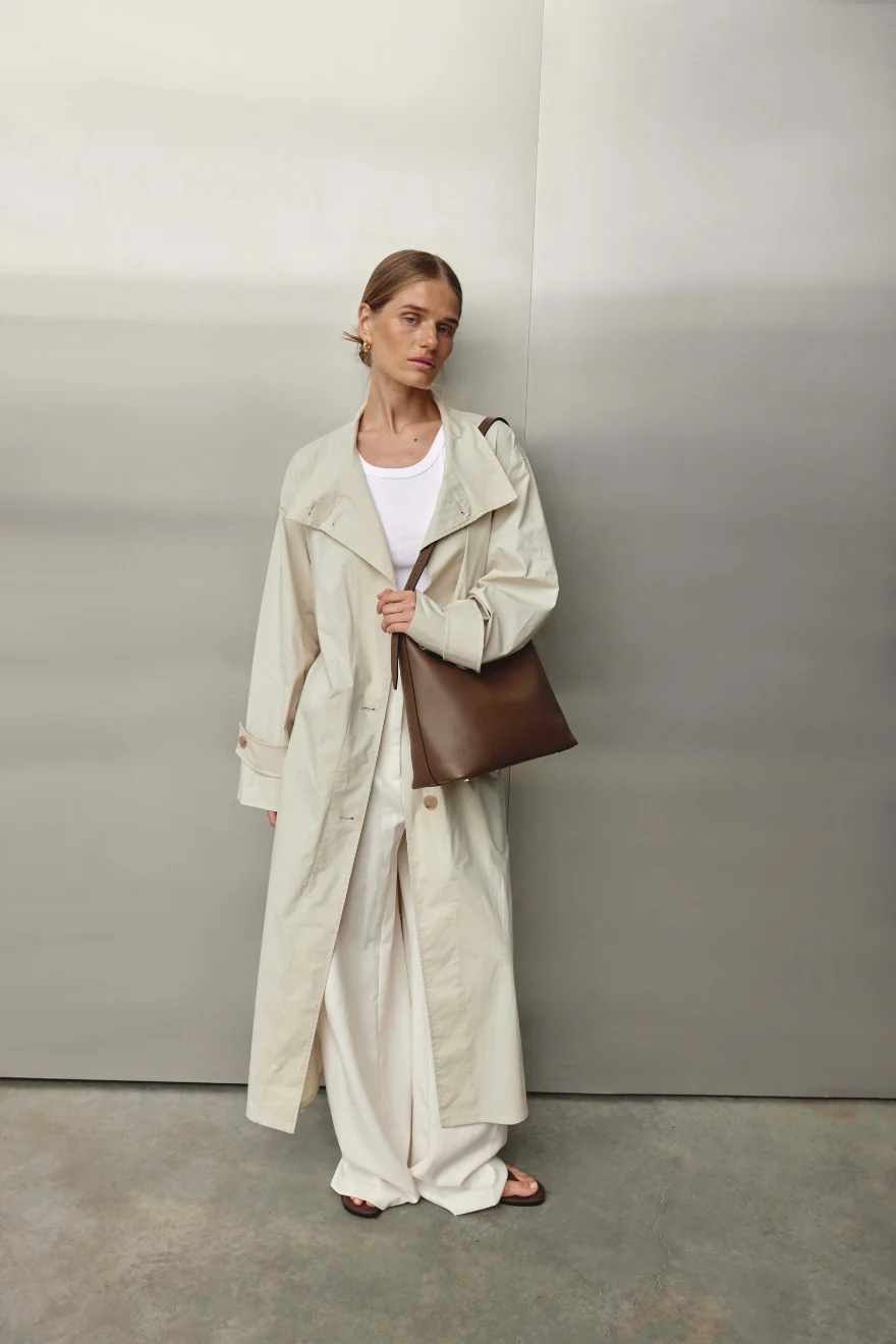 Harper Chocolate Leather Hobo - Image 3